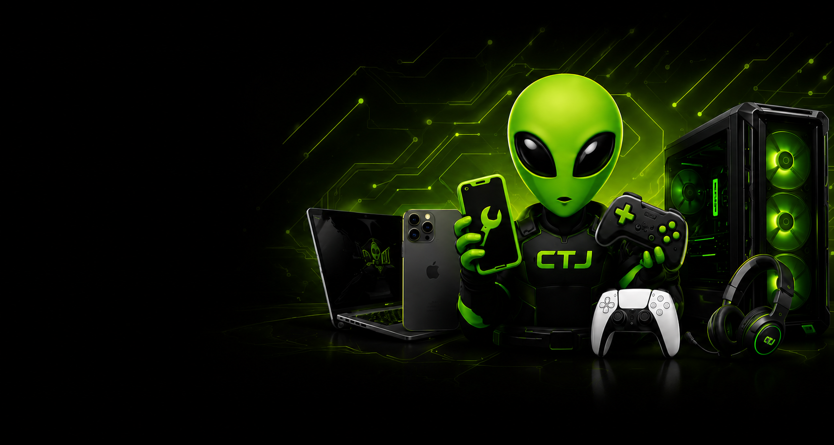 Equipamentos Gamer e Alienígena